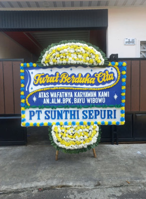Papan Bunga Duka di Tanjung Aua Nan Xx